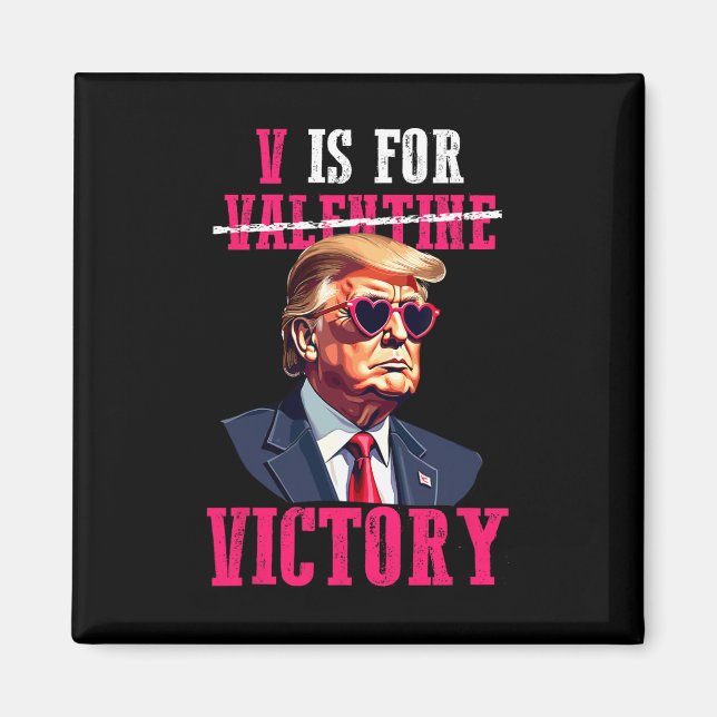 Aimant Trump et la Saint-Valentin sont pour la victoire T (Devant)