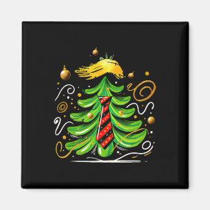 Aimant Trump Funny Christmas Tree