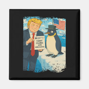 Aimant Trump impose le droit de douane Penguin Anime Poli