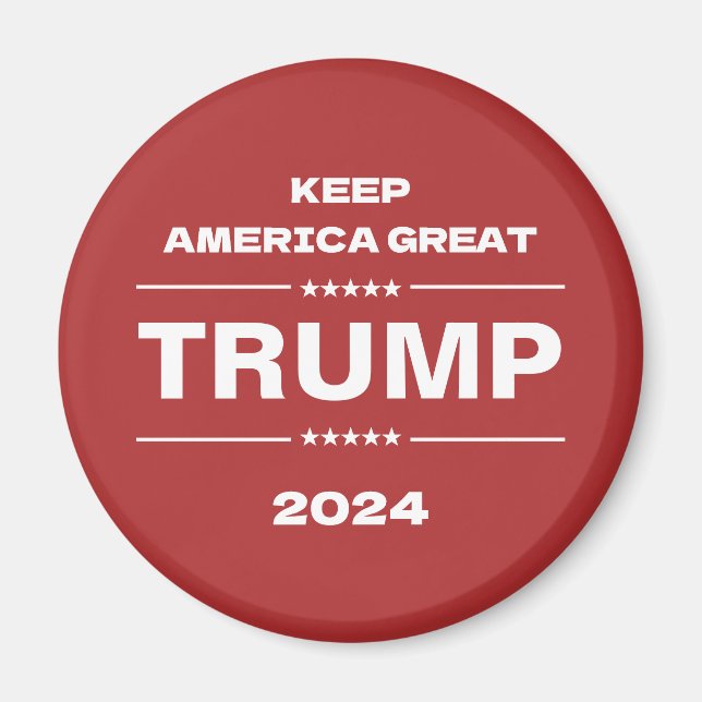 Aimant Trump Keep America Great President 2024 (Devant)