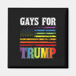 Aimant Trump Lgbt Pride Gay Rainbow Flag Vote Republic