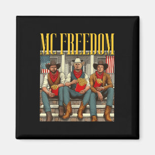 Aimant Trump Mc Freedom Funny Trump 2024 Christmas Black