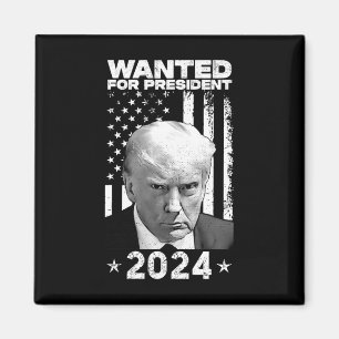 Aimant Trump Mug Tiré Recherché Aux États-Unis Président 