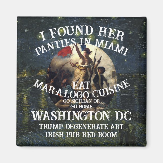 Aimant Trump Panties Miami Catholic Church White (Devant)