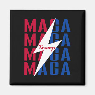 Aimant Trump Shirt drapeau style Vintage Poster Mega 2024