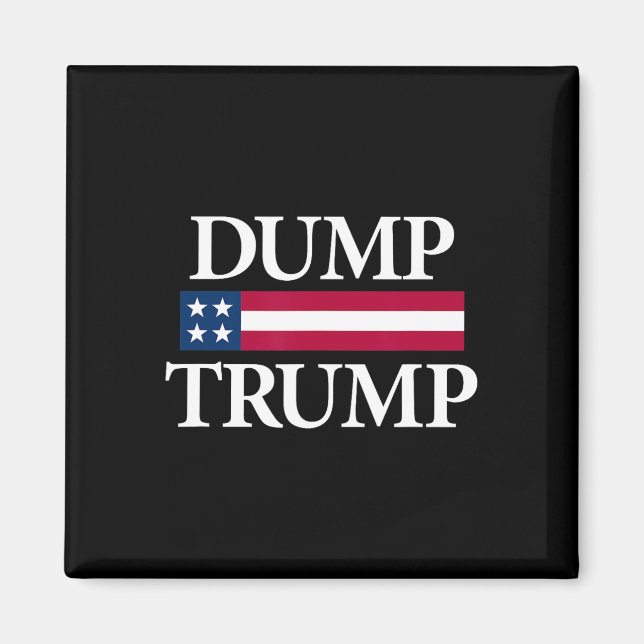 Aimant Trump Shirts Black Uni Adulte Politique moderne (Devant)