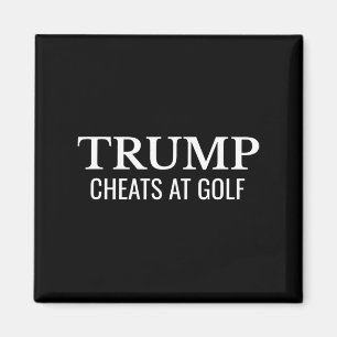 Aimant Trump triche au golf – Drôle de protestation polit