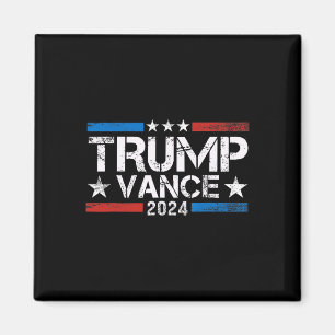 Aimant Trump Vance 2025 Rétro Rayure Trump Jd Vance 1 