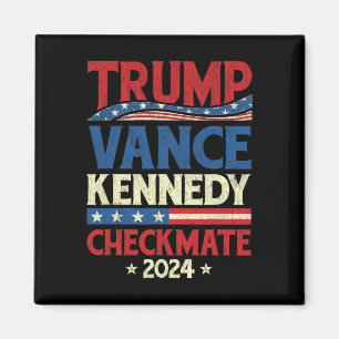 Aimant Trump Vance Kennedy Échec et mat Élection Républic
