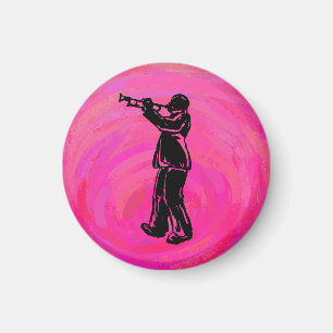 Aimant Trumpet Boogie Nuits New York Hot rose
