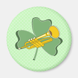 Aimant Trumpet shamrock