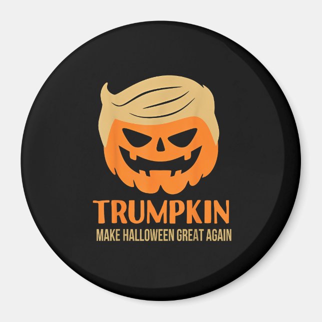 Aimant Trumpkin Make Halloween Great Again (Devant)