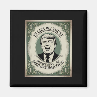 Aimant “trust Nobody” - Trump Nknote Parody 2 