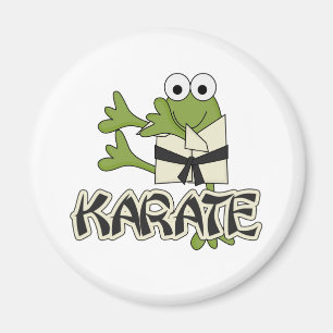 Aimant Tshirts et cadeaux de karaté de grenouille