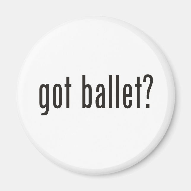 Aimant tu as du ballet ? (Devant)