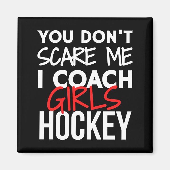 Aimant Tu ne me fais pas peur, je fais du hockey pour fil (Devant)