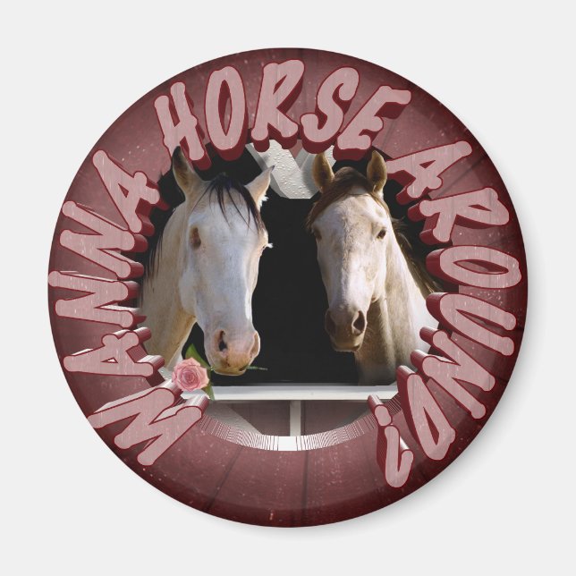 Aimant Tu veux faire du cheval ? (Devant)