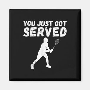 Aimant Tu Viens D'Être Servi Badminton