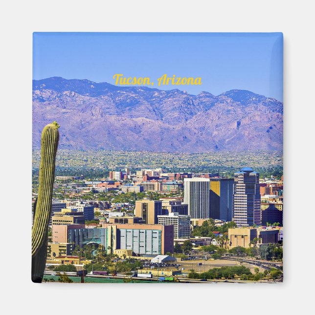 Aimant Tucson, Arizona Vue pittoresque (Devant)