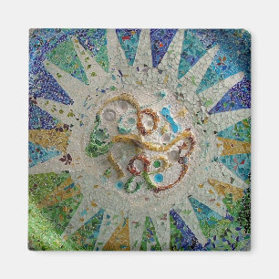 Aimant Tuiles de Nouveau Gaudi d'art