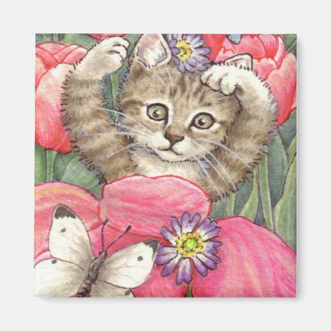 Aimant Tulip Kitten (Devant)