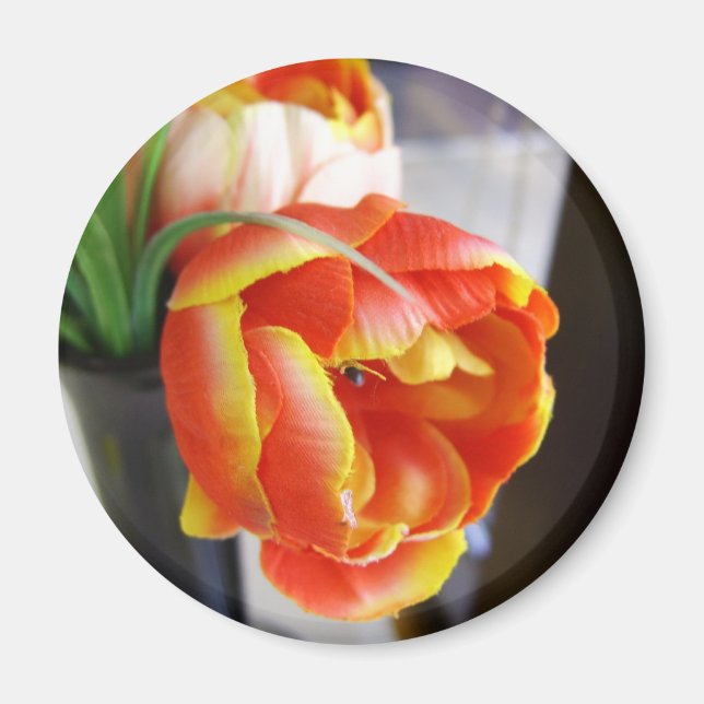 Aimant Tulipe de soie (Devant)