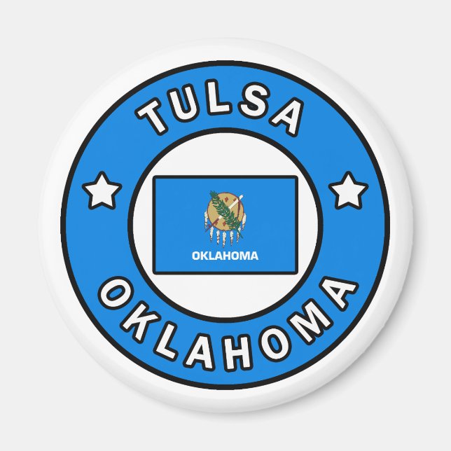 Aimant Tulsa Oklahoma (Devant)