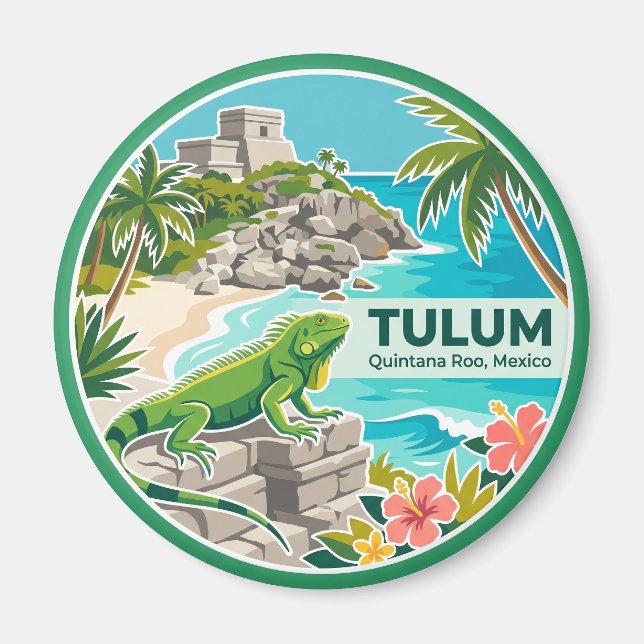 Aimant Tulum Mexique (Devant)