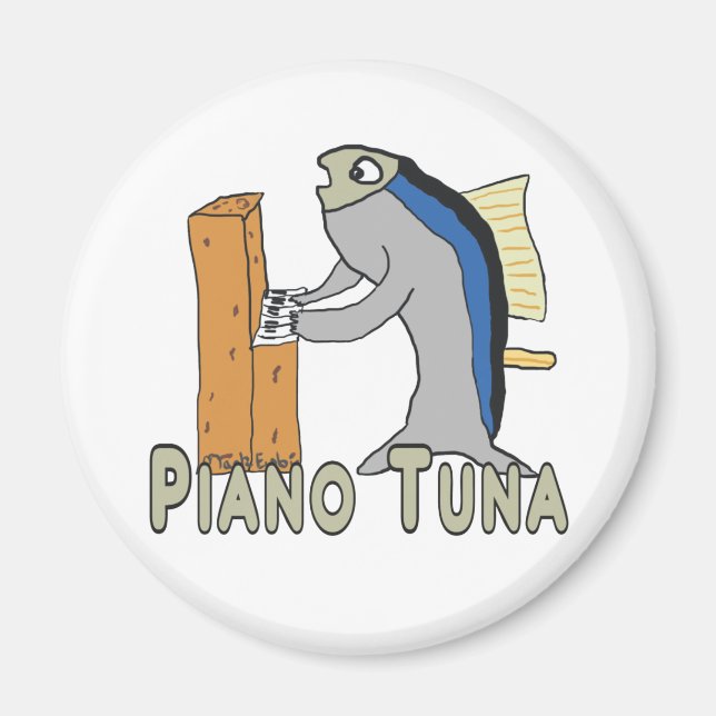 Aimant Tuner de piano (thon) (Devant)