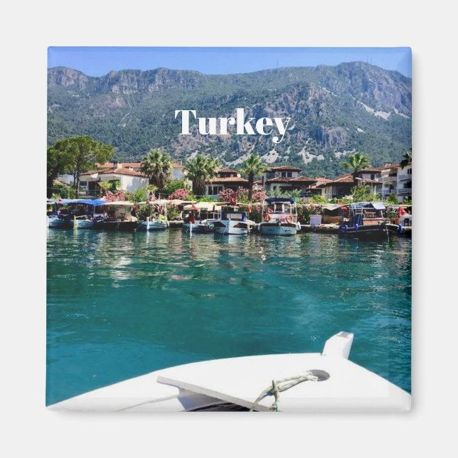 Aimant Turkey coastal town (Devant)