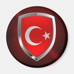 Aimant Turkey Metallic Emblem