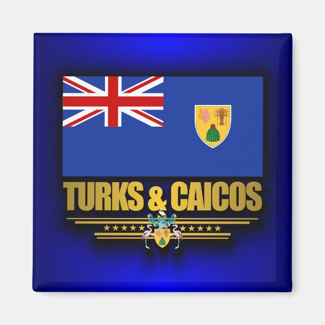 Aimant Turks & Caicos Pride (Devant)