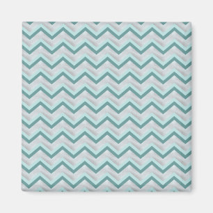 Aimant Turquoise et perles ZigZag