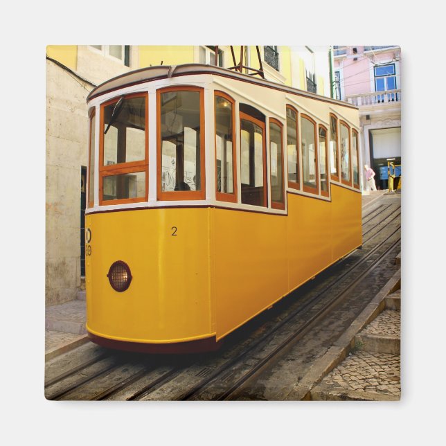 Aimant Tuyau Funiculaire, Lisbon, Portugal (Devant)
