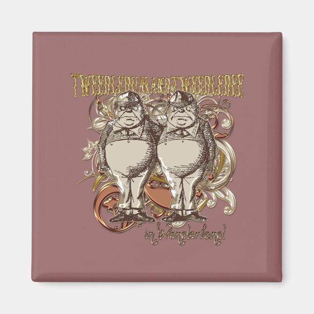 Aimant Tweedledum & Tweedledee Carnivale Style Gold Ver. (Devant)