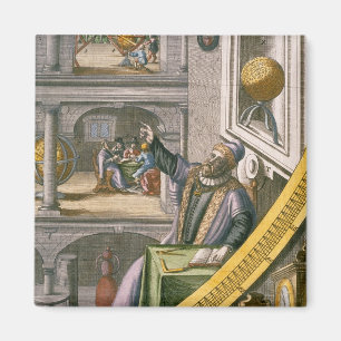 Aimant Tycho Brahe (1546-1601) a vieilli 40, parmi son