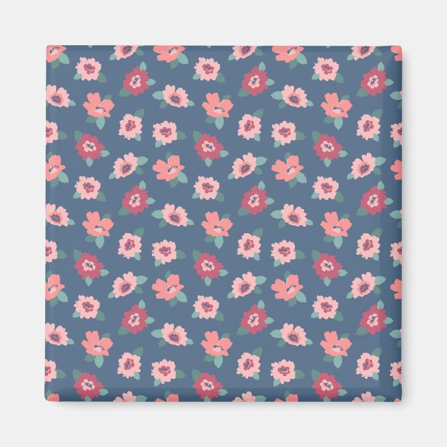 Aimant Types de fleurs (Devant)