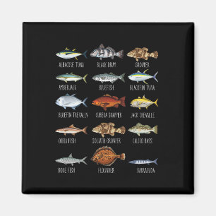 Aimant Types de poissons d'eau salée Espèces Biologie Pêc
