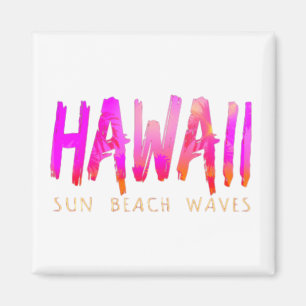 Aimant Typographe hawaï