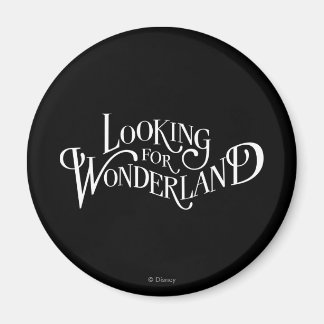 Aimant Typographie | À la recherche de Wonderland