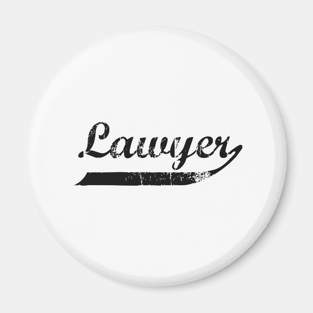 Aimant Typographie d'avocat (Devant)