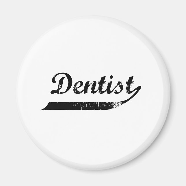 Aimant Typographie dentiste (Devant)