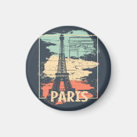 Typographie parisienne : affiche Eiffel abstraite.
