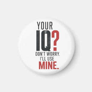 Aimant Typographie Sarcasique Smart IQ