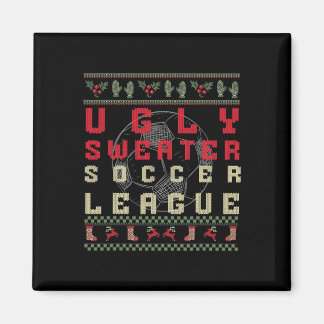 Aimant Ugly Christmas Soccer – Funny Ugly Sweater Shirt