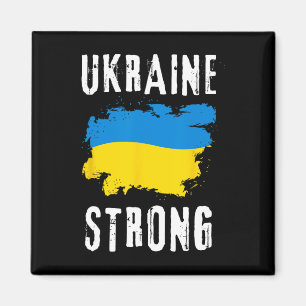 Aimant Ukraine Fort Fière Drapeau Ukrainien Vintage Homme
