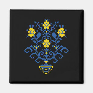 Aimant Ukraine Ukrainien Kiev Trysub Drapeau 11