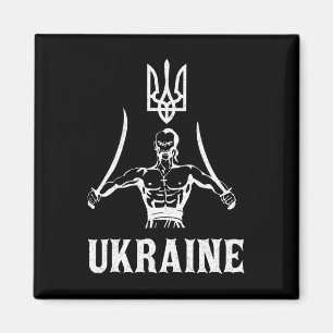 Aimant Ukraine Ukrainien Kiev Trysub Drapeau 8