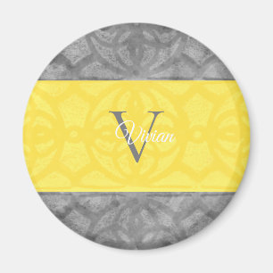 Aimant Ultimate Grey et illuminant Monogramme Jaune