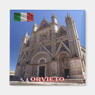 Aimant UMB020 ORVIETO, Cathédrale, Ombrie, Italie, Réfrig